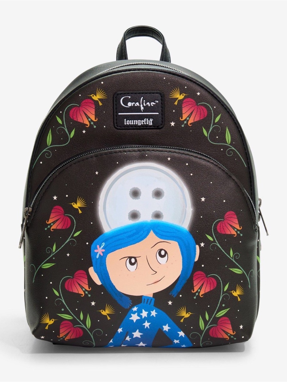 New Loungefly Coraline Garden Moon Mini Backpack